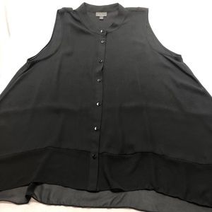 NWOT Breathless sleeveless chiffon swing top